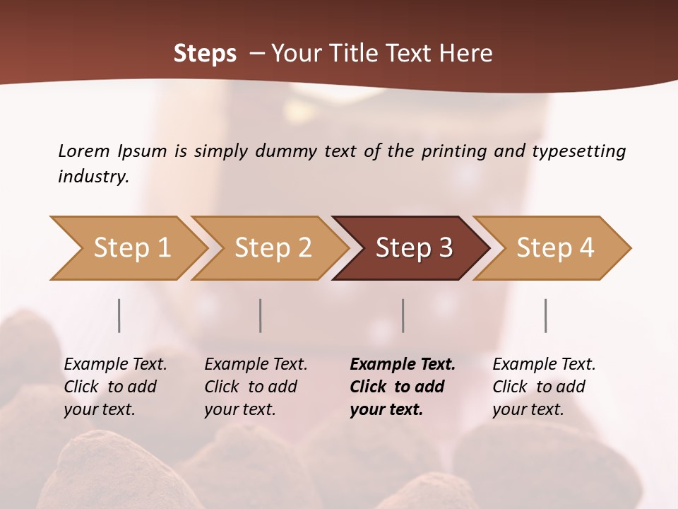 Sweet Confectionery Food PowerPoint Template