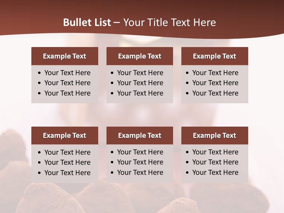 Sweet Confectionery Food PowerPoint Template