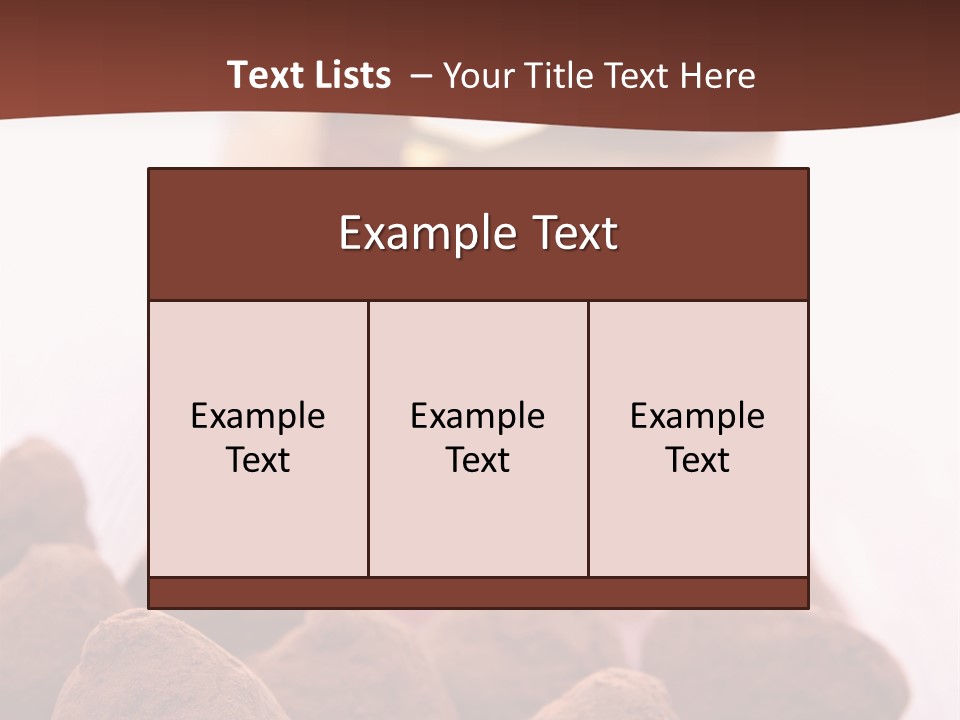 Sweet Confectionery Food PowerPoint Template