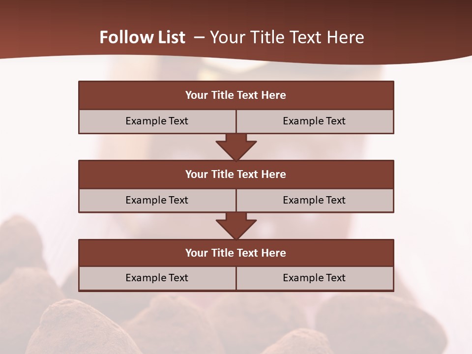 Sweet Confectionery Food PowerPoint Template