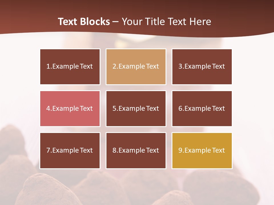 Sweet Confectionery Food PowerPoint Template