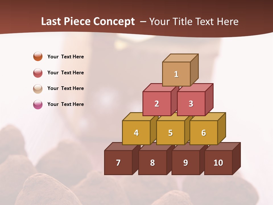 Sweet Confectionery Food PowerPoint Template