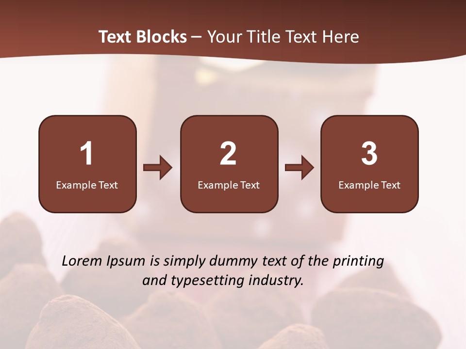 Sweet Confectionery Food PowerPoint Template