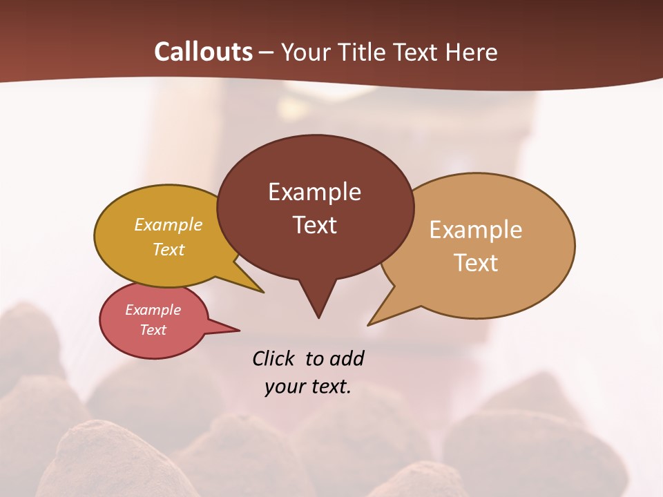 Sweet Confectionery Food PowerPoint Template
