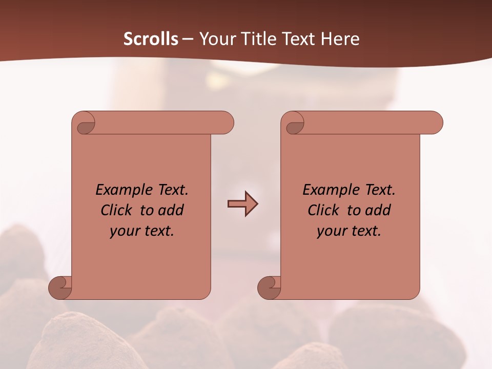 Sweet Confectionery Food PowerPoint Template