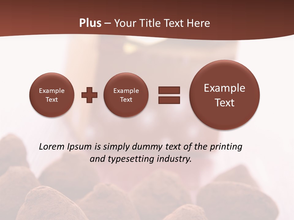 Sweet Confectionery Food PowerPoint Template