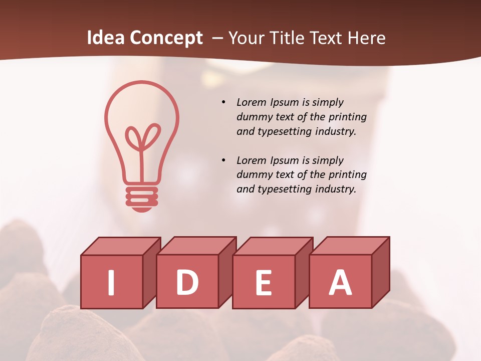 Sweet Confectionery Food PowerPoint Template