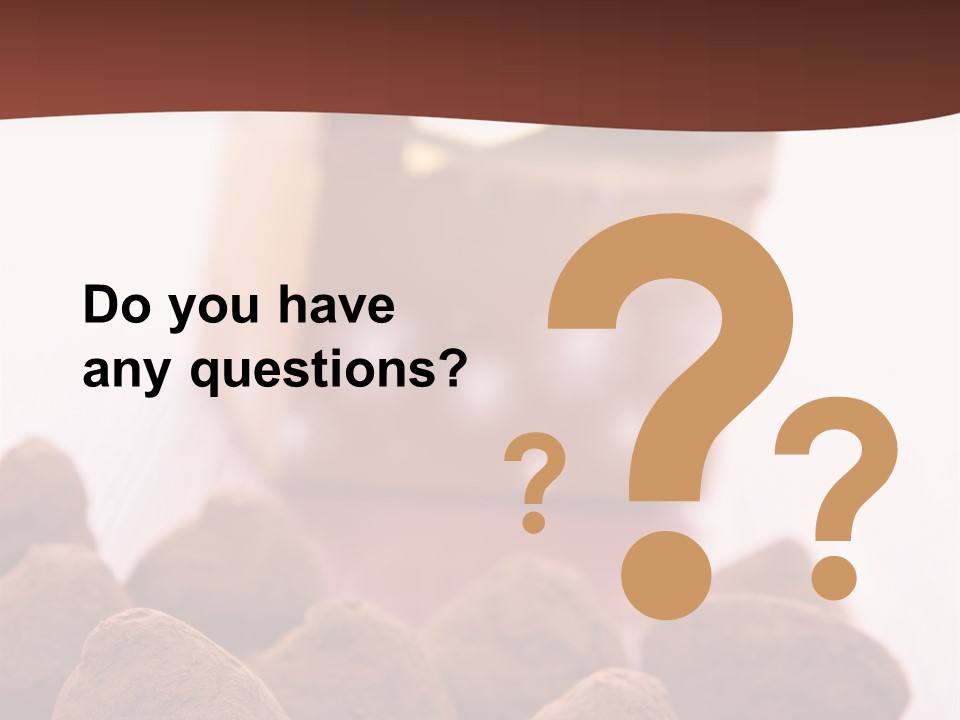 Sweet Confectionery Food PowerPoint Template