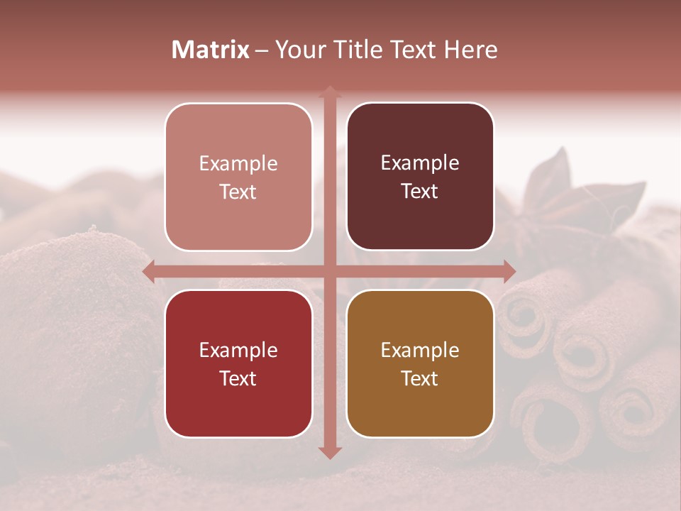 Holiday Truffe Confection PowerPoint Template