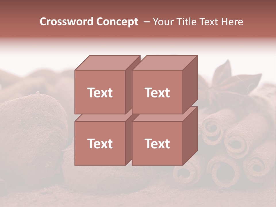 Holiday Truffe Confection PowerPoint Template