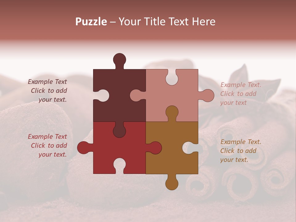 Holiday Truffe Confection PowerPoint Template