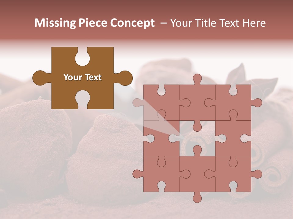 Holiday Truffe Confection PowerPoint Template