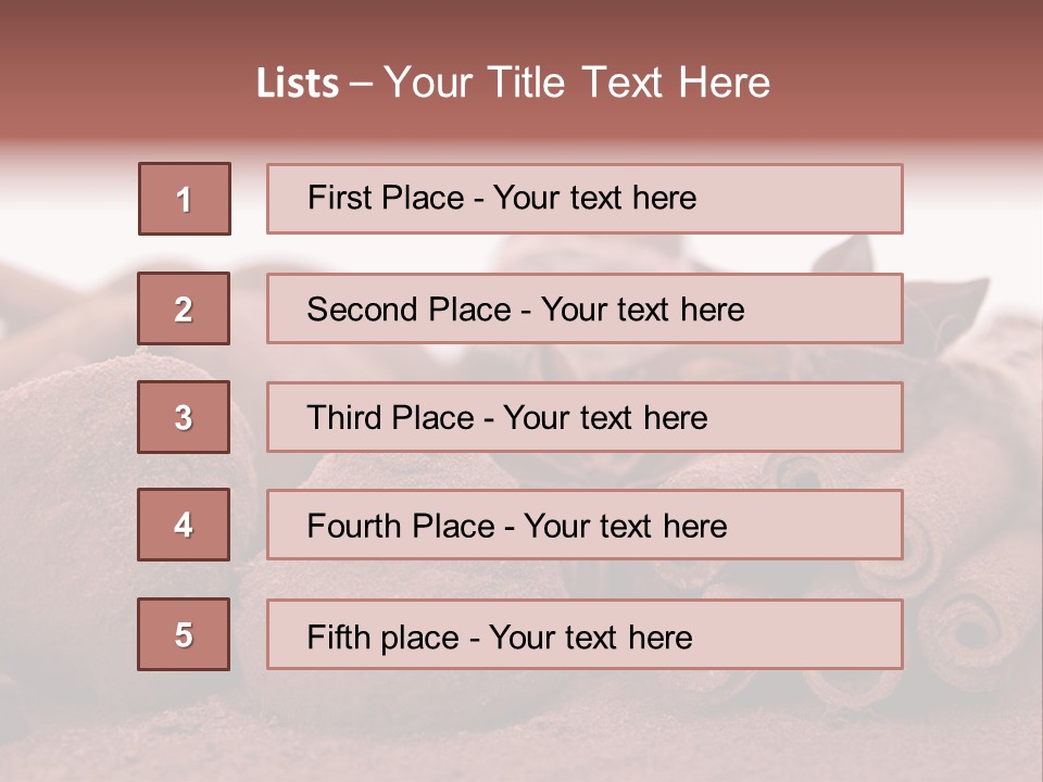 Holiday Truffe Confection PowerPoint Template