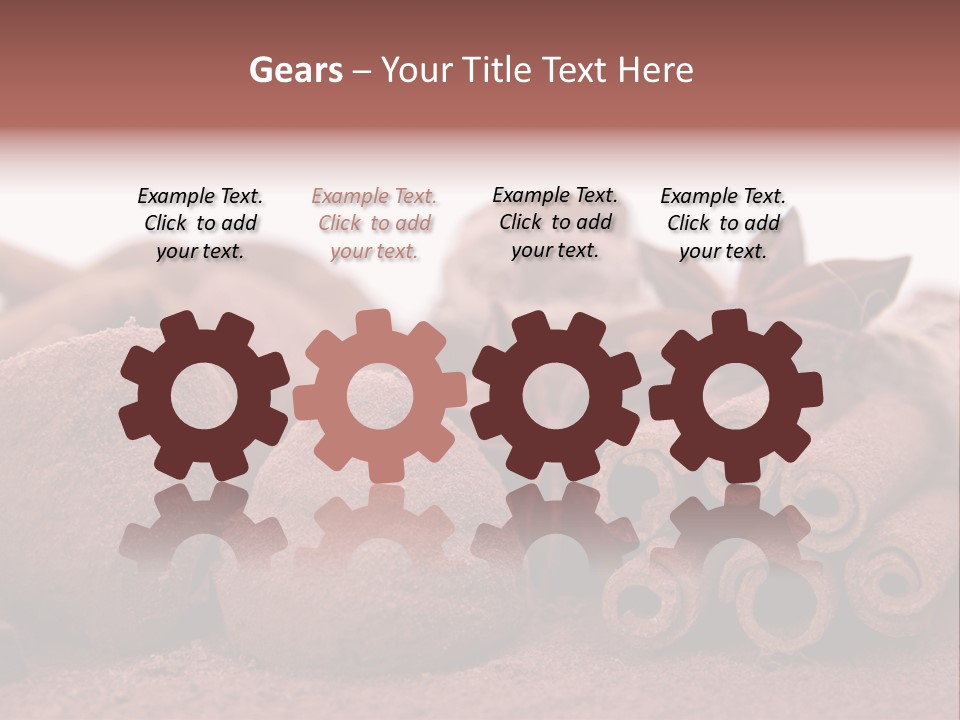 Holiday Truffe Confection PowerPoint Template