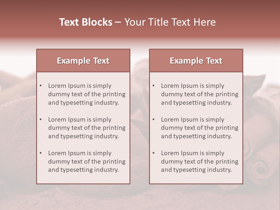 Holiday Truffe Confection PowerPoint Template