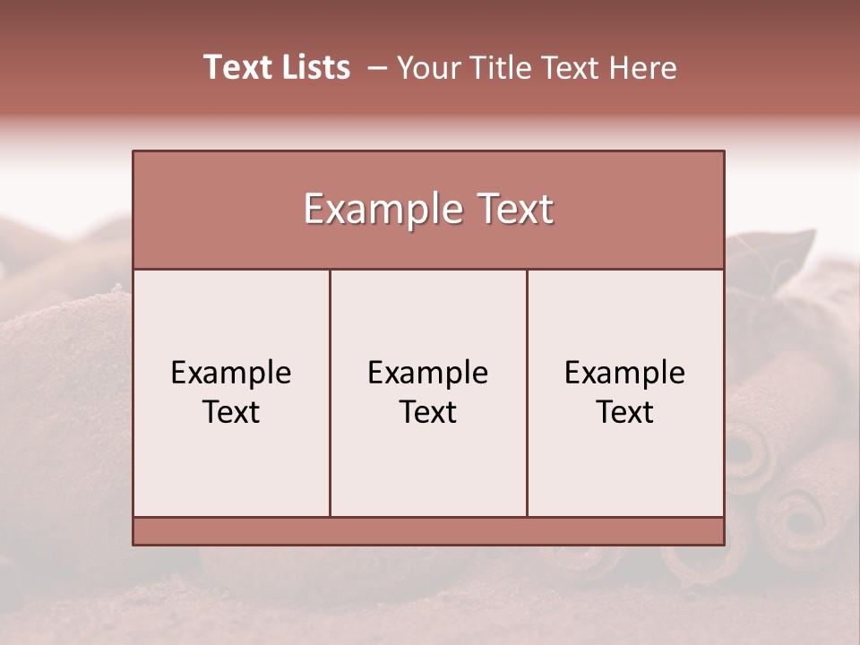 Holiday Truffe Confection PowerPoint Template
