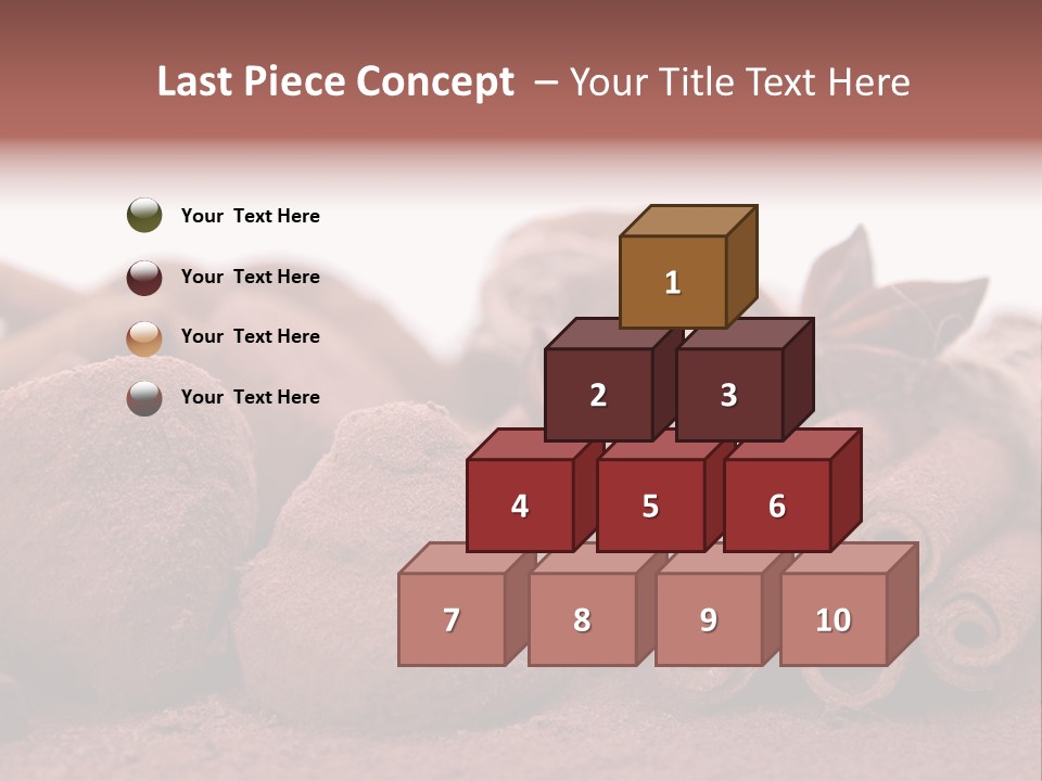 Holiday Truffe Confection PowerPoint Template