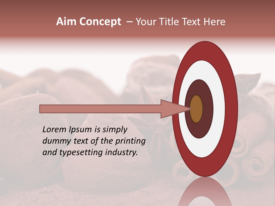 Holiday Truffe Confection PowerPoint Template