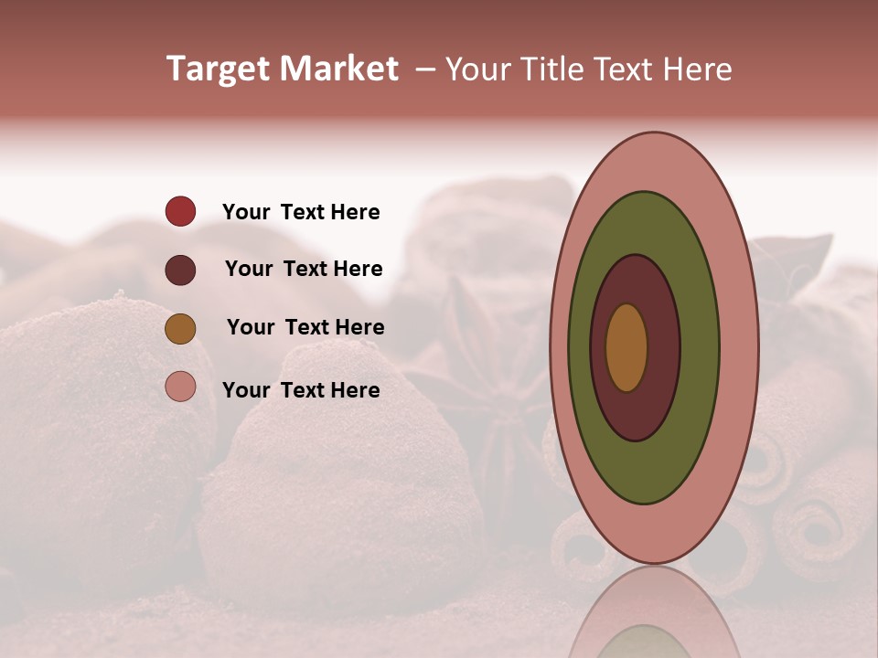 Holiday Truffe Confection PowerPoint Template