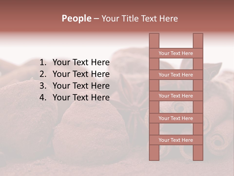 Holiday Truffe Confection PowerPoint Template