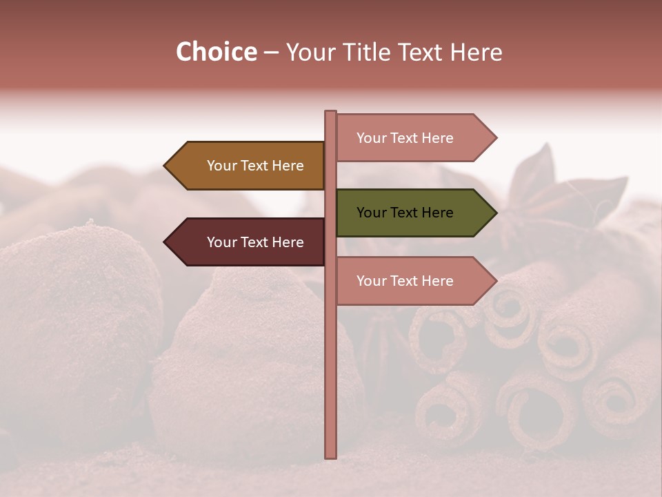 Holiday Truffe Confection PowerPoint Template