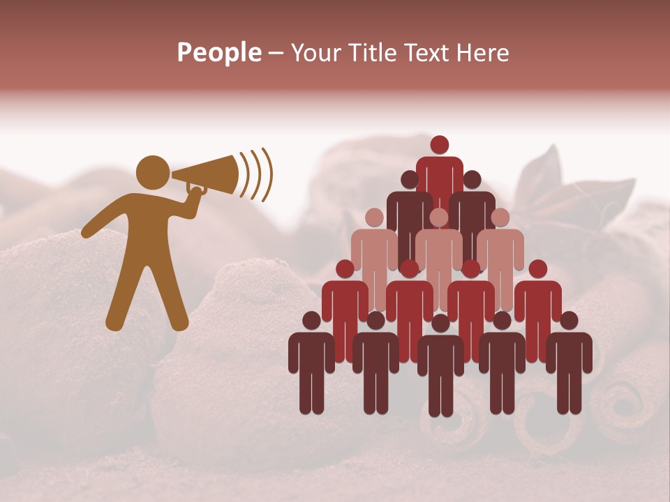 Holiday Truffe Confection PowerPoint Template