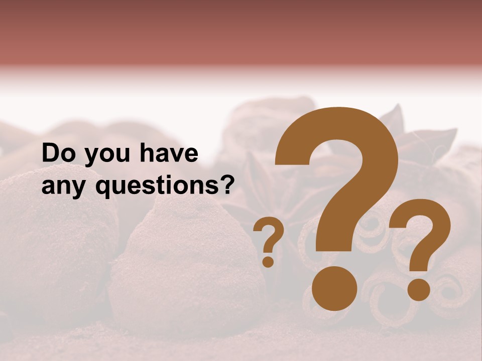 Holiday Truffe Confection PowerPoint Template