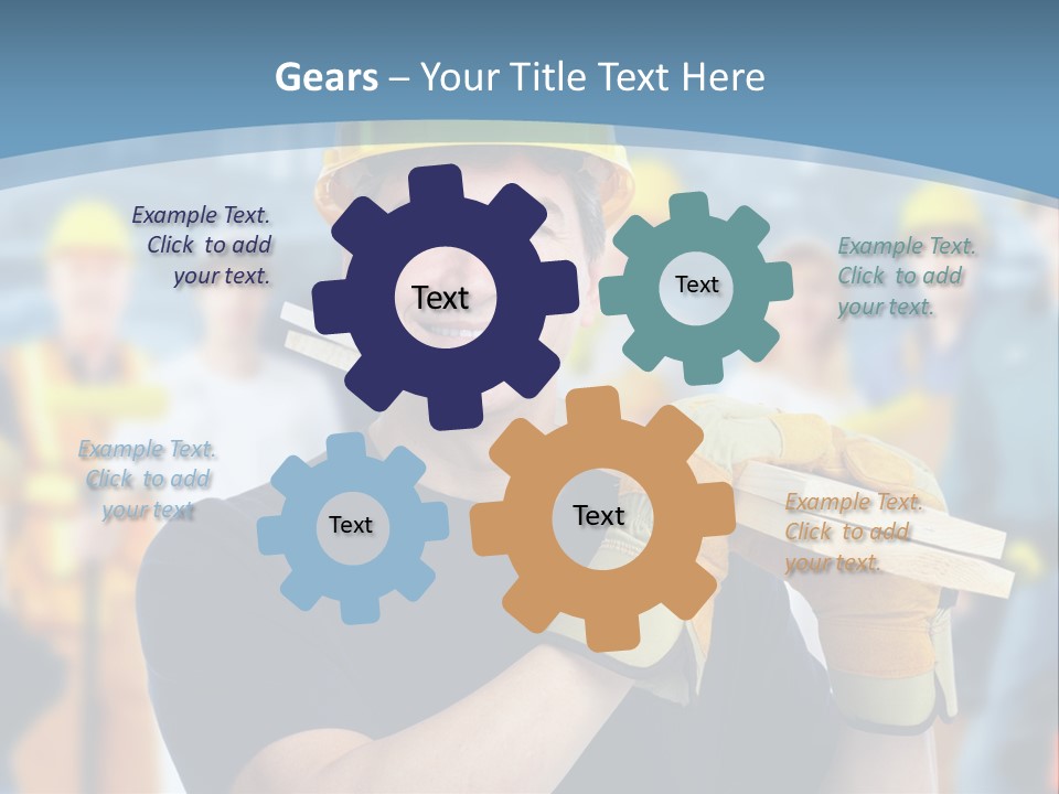 Successful Carpenter Urban PowerPoint Template