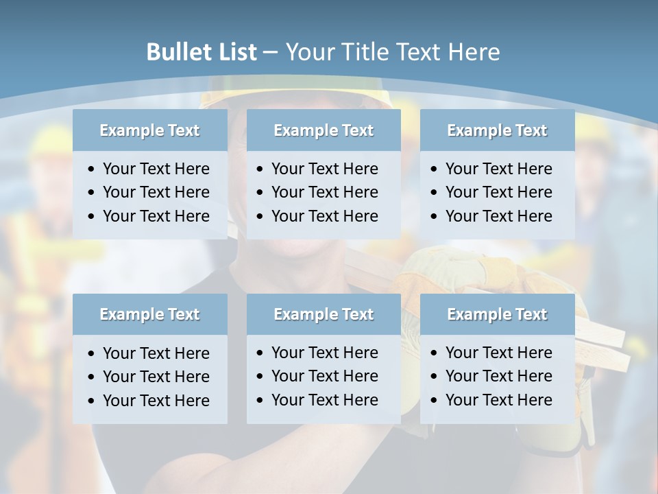 Successful Carpenter Urban PowerPoint Template