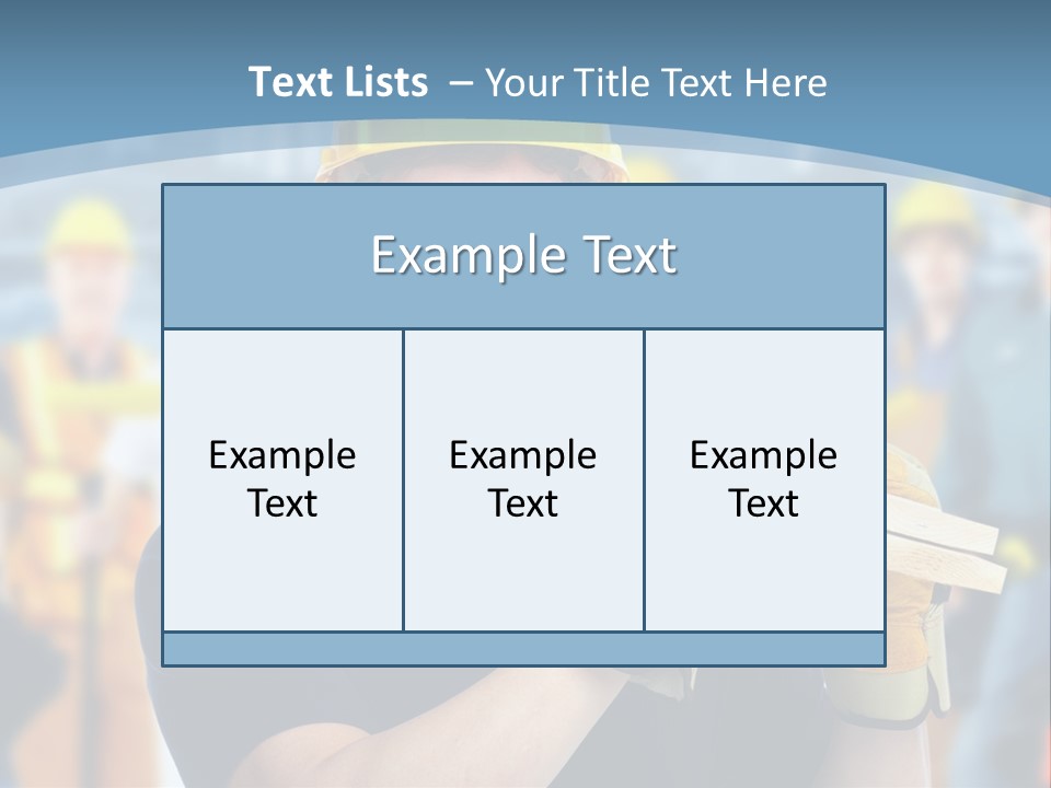 Successful Carpenter Urban PowerPoint Template