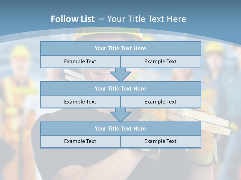 Successful Carpenter Urban PowerPoint Template