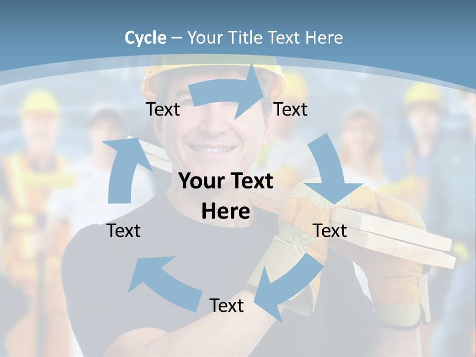 Successful Carpenter Urban PowerPoint Template