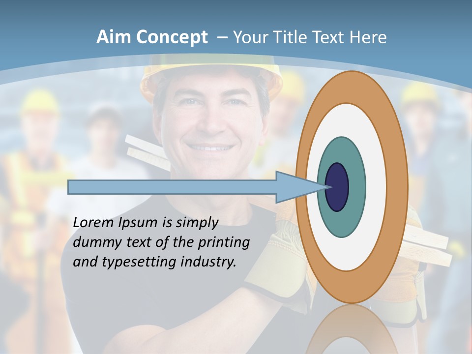 Successful Carpenter Urban PowerPoint Template