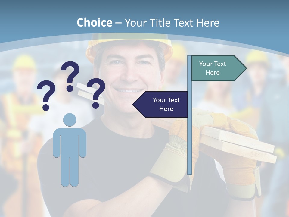 Successful Carpenter Urban PowerPoint Template