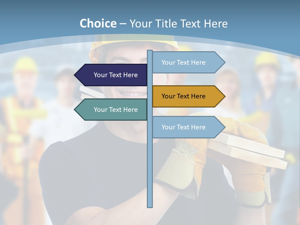 Successful Carpenter Urban PowerPoint Template