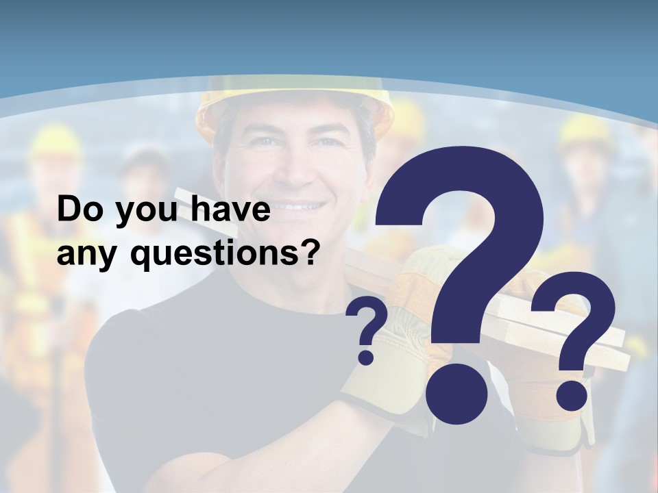 Successful Carpenter Urban PowerPoint Template