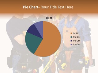 Yellow Drill Manufacturing PowerPoint Template