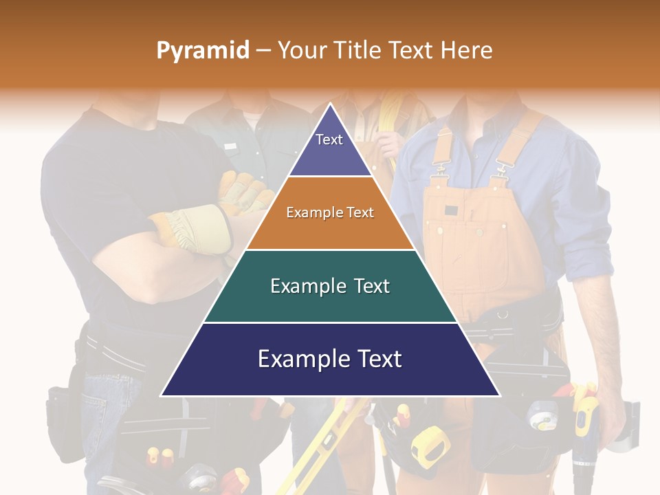 Yellow Drill Manufacturing PowerPoint Template