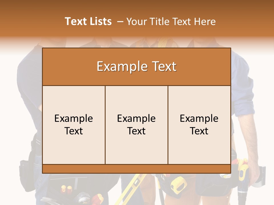 Yellow Drill Manufacturing PowerPoint Template