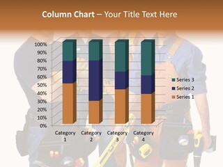 Yellow Drill Manufacturing PowerPoint Template