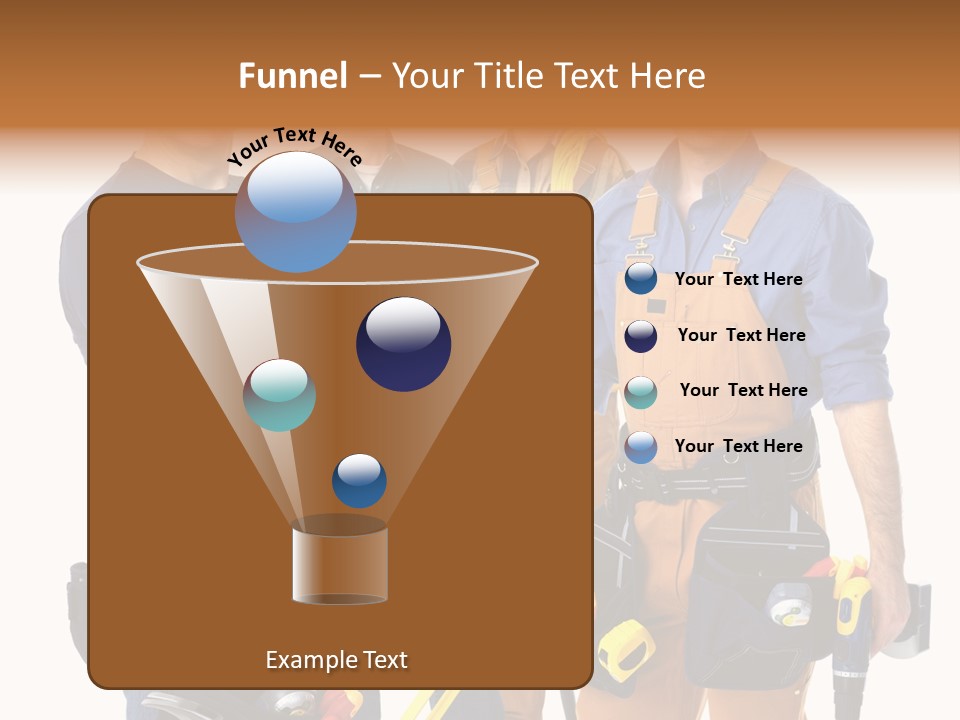 Yellow Drill Manufacturing PowerPoint Template