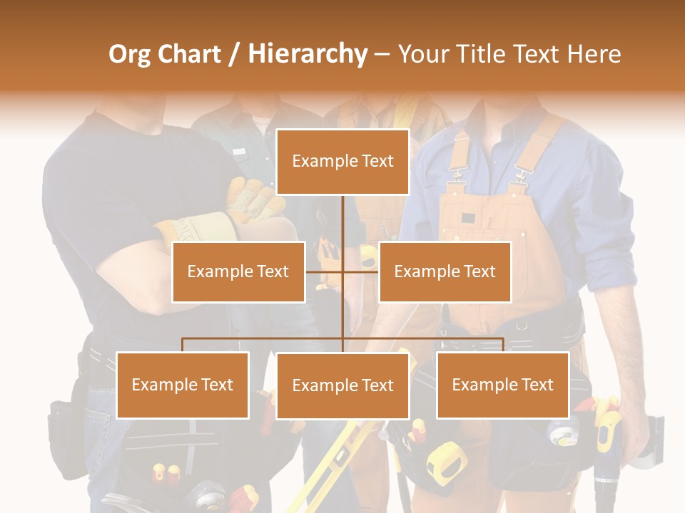 Yellow Drill Manufacturing PowerPoint Template