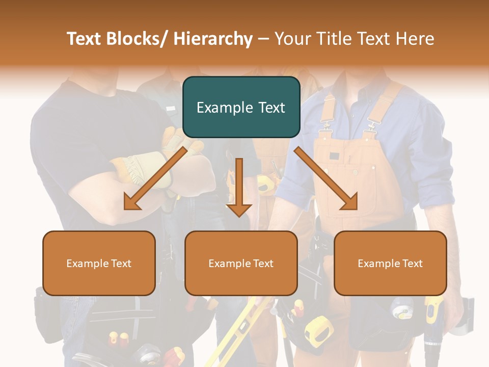 Yellow Drill Manufacturing PowerPoint Template