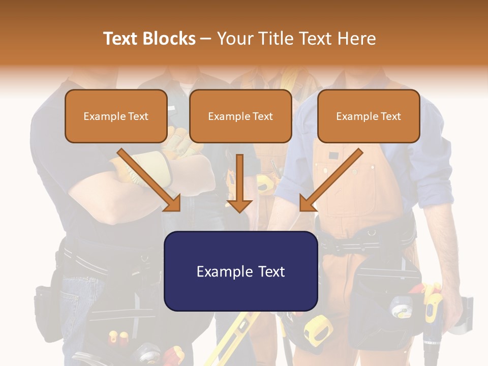 Yellow Drill Manufacturing PowerPoint Template
