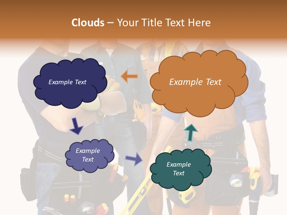 Yellow Drill Manufacturing PowerPoint Template