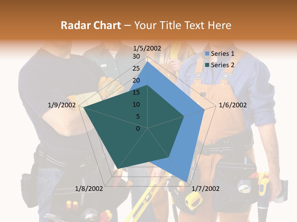 Yellow Drill Manufacturing PowerPoint Template
