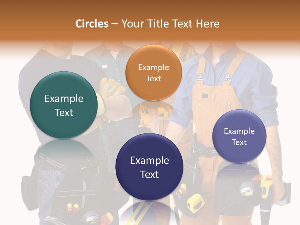 Yellow Drill Manufacturing PowerPoint Template