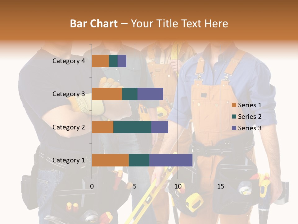 Yellow Drill Manufacturing PowerPoint Template