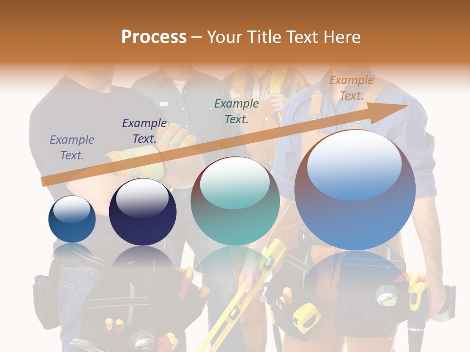 Yellow Drill Manufacturing PowerPoint Template