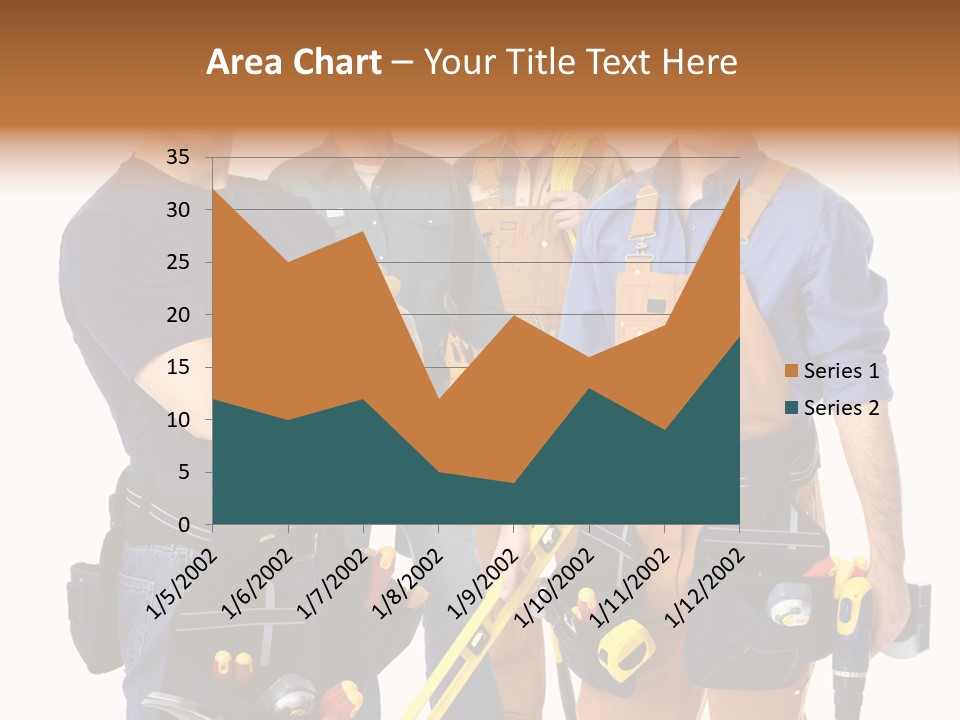 Yellow Drill Manufacturing PowerPoint Template